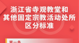 浙江省規範宗教活動場所標準 文宗社憂全國實施 